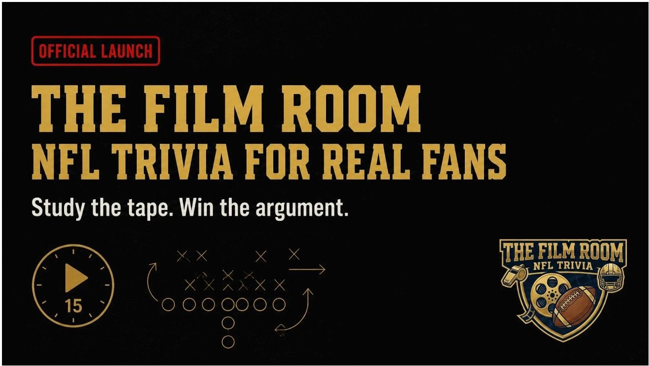The Film Room: Finally, an NFL Trivia App for Fans Who Actually Watch the Tape
